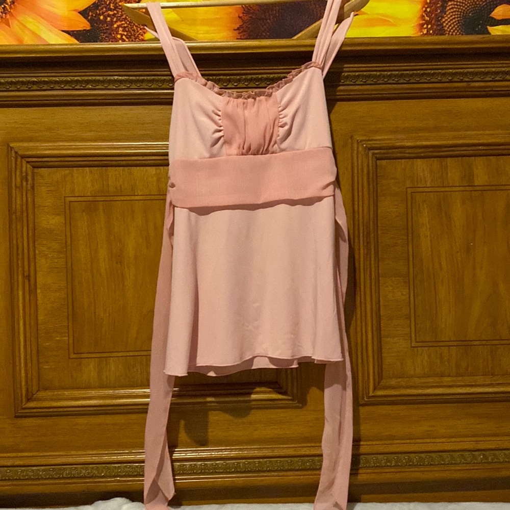 B-Wear Pink Women S Tank Blouse